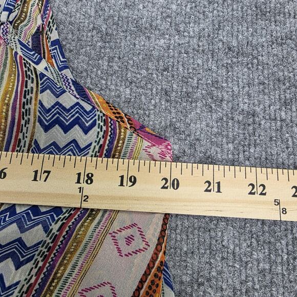 Misa Los Angeles Dress Womens Medium Multicolor Boho Maxi Spaghetti Strap - Picture 13 of 16